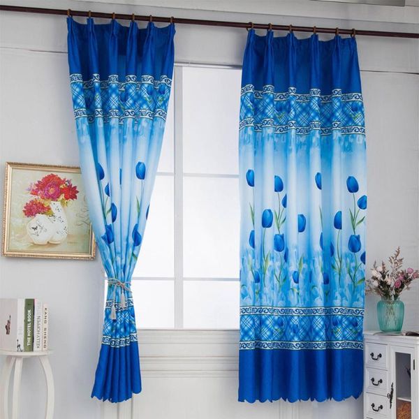 1*2m flowers printing semi-blackout beautiful curtains grommet tulip window curtain panels for home bedroom(blue) & drapes
1*2m flowers printing semi-blackout beautiful curtains grommet tulip window curtain panels for home bedroom(blue) & drapes