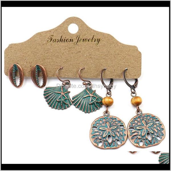 & chandelier drop delivery 2021 women bohemian sea shellfish dangle pendant fashion personality creative earrings jewelry 3 pairs/set ndqk1, Silver
& chandelier drop delivery 2021 women bohemian sea shellfish dangle pendant fashion personality creative earrings jewelry 3 pairs/set ndqk1, Silver