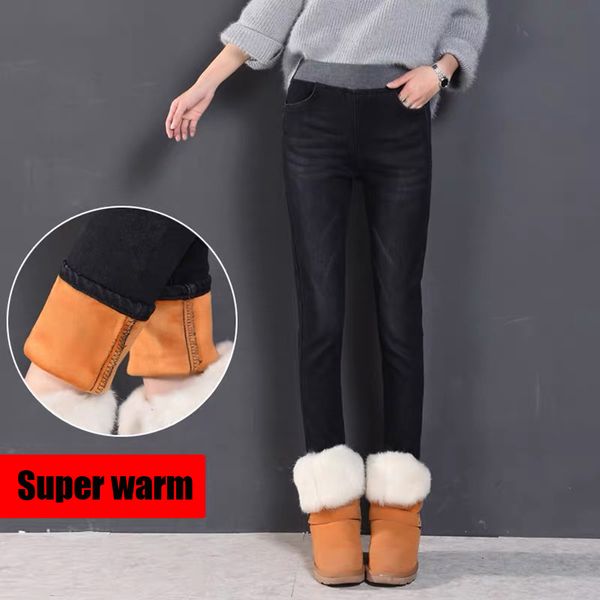 women casual high elastic waist pencil pants fashion denim trousers plus size 5xl 6xl autumn winter mom jeans, Blue
women casual high elastic waist pencil pants fashion denim trousers plus size 5xl 6xl autumn winter mom jeans, Blue