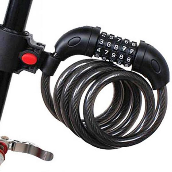 bike locks 5 digit password lock combination number code mtb bicycle cycle 1200mm steel cable chain self-contained frame
bike locks 5 digit password lock combination number code mtb bicycle cycle 1200mm steel cable chain self-contained frame