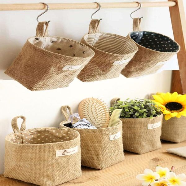 storage bags linen hanging bag fabric jute deskbucket home office organizer flower pot small sack bathroom kitchen basket
storage bags linen hanging bag fabric jute deskbucket home office organizer flower pot small sack bathroom kitchen basket
