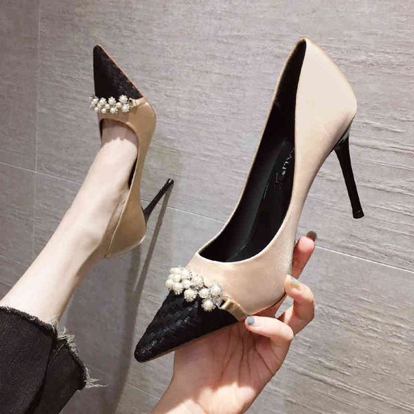 sandals fashion stiletto shoes female 2021 spring shallow mouth pointed single banquet dress bride bridesmaid o21y, Black
sandals fashion stiletto shoes female 2021 spring shallow mouth pointed single banquet dress bride bridesmaid o21y, Black