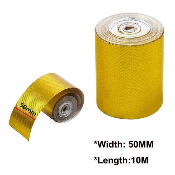 motorcycle exhaust system a gold 50mm 10m thermal tape air intake heat insulation shield wrap reflective barrier self adhesive engine
motorcycle exhaust system a gold 50mm 10m thermal tape air intake heat insulation shield wrap reflective barrier self adhesive engine