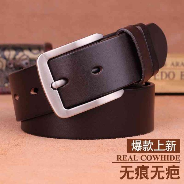italian versatile needle buckle men's durable leather pants belt, Black;brown 
italian versatile needle buckle men's durable leather pants belt, Black;brown