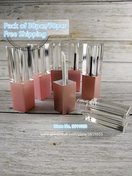 storage bottles & jars 50pcs pink square plastic lip gloss bottle tube empty clear container rose gold cap beauty oil packagetube
storage bottles & jars 50pcs pink square plastic lip gloss bottle tube empty clear container rose gold cap beauty oil packagetube