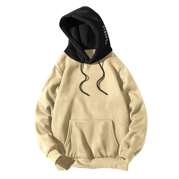 men's hoodies & sweatshirts 2021 autumn winter patchwork long sleeve male sweatshirt hooded with pockets coat casual clothes, Black
men's hoodies & sweatshirts 2021 autumn winter patchwork long sleeve male sweatshirt hooded with pockets coat casual clothes, Black