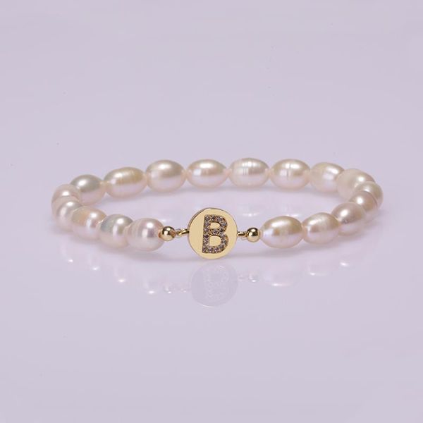 micro-inlaid zircon 26 a-z alphabet letter name charm boho natural freshwater pearl beaded strand bracelet wedding gift bracelets, Golden;silver
micro-inlaid zircon 26 a-z alphabet letter name charm boho natural freshwater pearl beaded strand bracelet wedding gift bracelets, Golden;silver