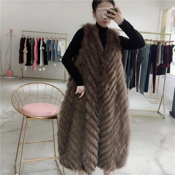 women's fur & faux real long vest coats winter warm fashion jacket women elegant vintage vests coat manteau femme hiver zl610, Black
women's fur & faux real long vest coats winter warm fashion jacket women elegant vintage vests coat manteau femme hiver zl610, Black