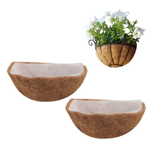 planters & pots replaceable thick coco coir liners multiple sizes strong water absorption coconut fiber lining for hanging planter basket re
planters & pots replaceable thick coco coir liners multiple sizes strong water absorption coconut fiber lining for hanging planter basket re