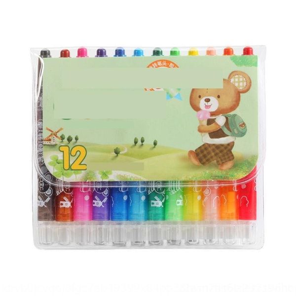 uuo 24 color rotary crayon set kindergarten 12 color children's pastels pastelsoil stick oil painting stick not dirty painting pens han, Black;red
uuo 24 color rotary crayon set kindergarten 12 color children's pastels pastelsoil stick oil painting stick not dirty painting pens han, Black;red
