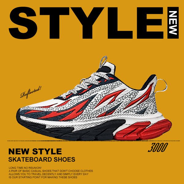 464748 size cross-border large size 2021 spring new sports shoes mesh breathable flame mesh surface shoes mens running fashionable sports sh, Black;white
464748 size cross-border large size 2021 spring new sports shoes mesh breathable flame mesh surface shoes mens running fashionable sports sh, Black;white