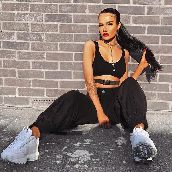 women's pants & capris casual cargo high waist loose long pocket streetwear korea style aesthetic solid color 2021 womenswear, Black;white
women's pants & capris casual cargo high waist loose long pocket streetwear korea style aesthetic solid color 2021 womenswear, Black;white
