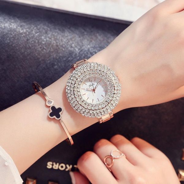 wristwatches luxury watches women dress quartz wristwatch relogio feminino rhinestone crystal bracelet clock montre femme lady jewelry gifts, Slivery;brown
wristwatches luxury watches women dress quartz wristwatch relogio feminino rhinestone crystal bracelet clock montre femme lady jewelry gifts, Slivery;brown