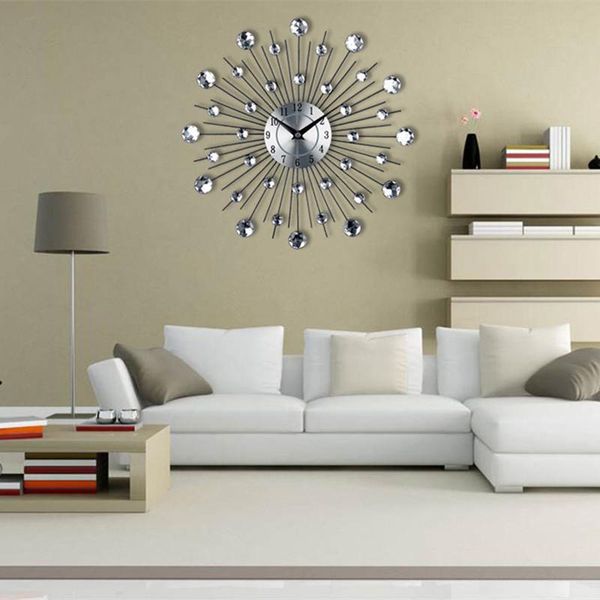 wall clocks crystal clock wrought iron watch personality art decoration home living room bedroom
wall clocks crystal clock wrought iron watch personality art decoration home living room bedroom