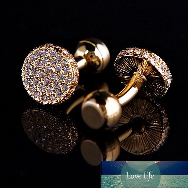 kflk jewelry shirt cufflinks mens brand ccolor round cuff link button luxury wedding guests  factory price expert design quality latest, Black;gray
kflk jewelry shirt cufflinks mens brand ccolor round cuff link button luxury wedding guests  factory price expert design quality latest, Black;gray
