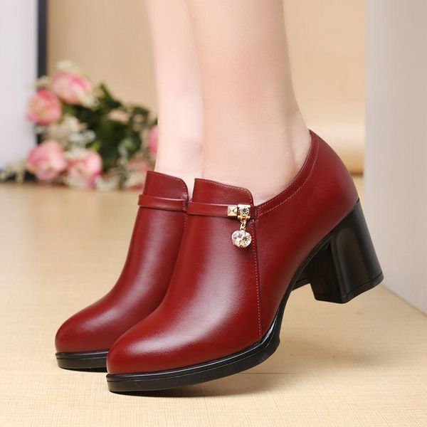 dress shoes 2021 autumn women fashion platform pumps round toe zipper mid heels woman ladies pu leather wedge, Black
dress shoes 2021 autumn women fashion platform pumps round toe zipper mid heels woman ladies pu leather wedge, Black