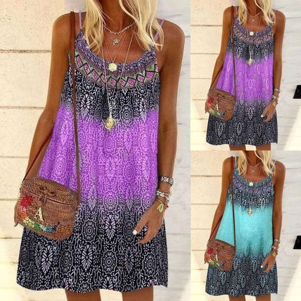 casual dresses 2021 summer women dress printed sling ladies bohemian loose chiffon a-line beach plus size s-2xl vestidos l3, Black;gray
casual dresses 2021 summer women dress printed sling ladies bohemian loose chiffon a-line beach plus size s-2xl vestidos l3, Black;gray