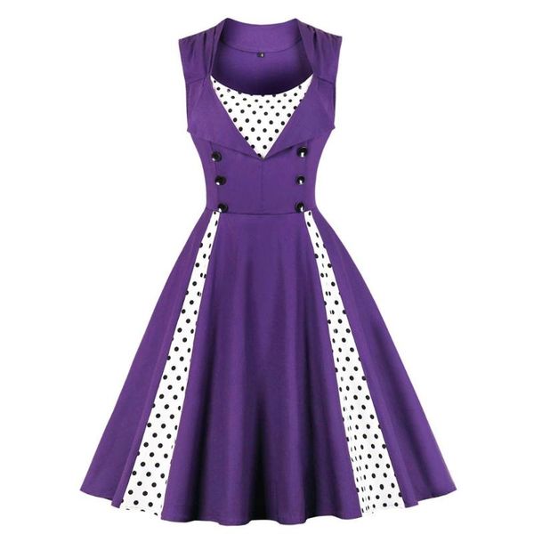 women 5xl 50s 60s retro vintage dress polka dot patchwork sleeveless spring summer red rockabilly swing party casual dresses, Black;gray
women 5xl 50s 60s retro vintage dress polka dot patchwork sleeveless spring summer red rockabilly swing party casual dresses, Black;gray