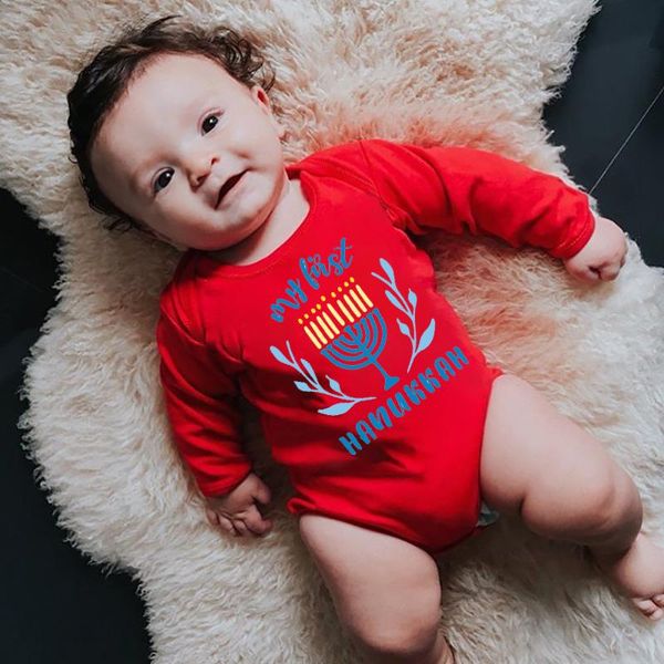 rompers my first hanukkah born baby cotton bodysuits infant toddler long sleeve jumpsuits outfits boys girls clothing chanukah gifts, Blue
rompers my first hanukkah born baby cotton bodysuits infant toddler long sleeve jumpsuits outfits boys girls clothing chanukah gifts, Blue