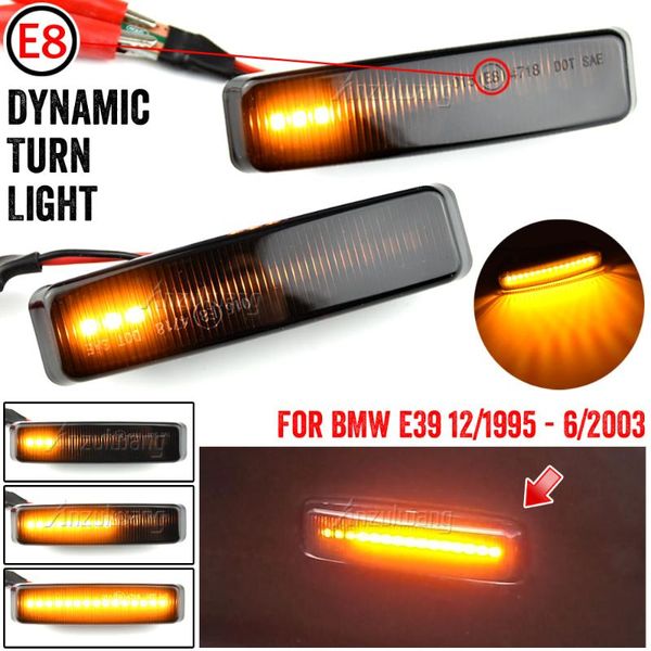 emergency lights for 5 series e39 (09.1995-06.2003) side marker led dynamic turn signal light flasher flowing water blinker flashing
emergency lights for 5 series e39 (09.1995-06.2003) side marker led dynamic turn signal light flasher flowing water blinker flashing