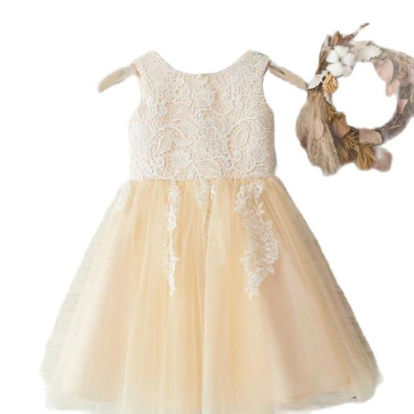 girl's dresses ivory tulle lace flower girl dress pearls beadings baby ball gown first communion back bow little bride, Red;yellow
girl's dresses ivory tulle lace flower girl dress pearls beadings baby ball gown first communion back bow little bride, Red;yellow