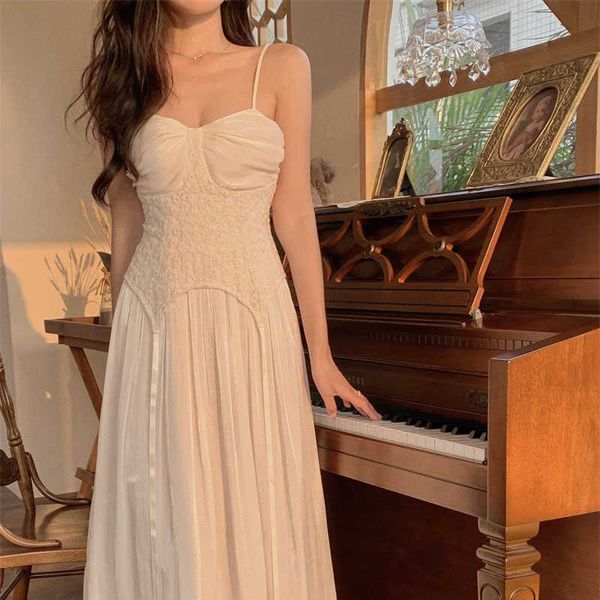 casual dresses elegant camisole vintage women high waist folds fairy strap evening party summer korean hrsr, Black;gray
casual dresses elegant camisole vintage women high waist folds fairy strap evening party summer korean hrsr, Black;gray