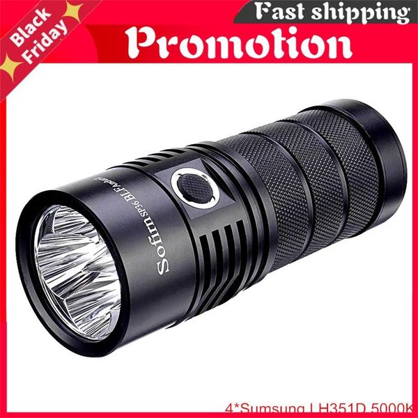flashlights torches sp36 blf anduril 4*samsung lh351d 5650lm powerful led usb rechargeable 18650 torch 5000k high 90 cri
flashlights torches sp36 blf anduril 4*samsung lh351d 5650lm powerful led usb rechargeable 18650 torch 5000k high 90 cri