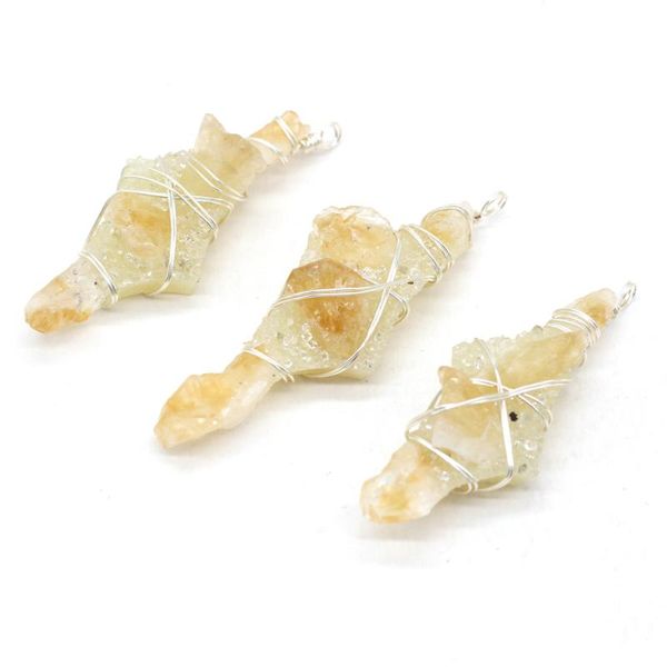 charms natural stone irregular yellow crystal bud wrapped silver wire pendant for jewelry making charm diy earring necklace accessories, Bronze;silver
charms natural stone irregular yellow crystal bud wrapped silver wire pendant for jewelry making charm diy earring necklace accessories, Bronze;silver