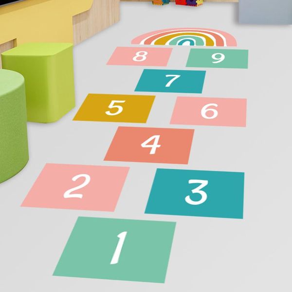 wall stickers diy one to ten digital floor kindergarten children's hopscotch puzzle game sticker for living room rainbow decor
wall stickers diy one to ten digital floor kindergarten children's hopscotch puzzle game sticker for living room rainbow decor
