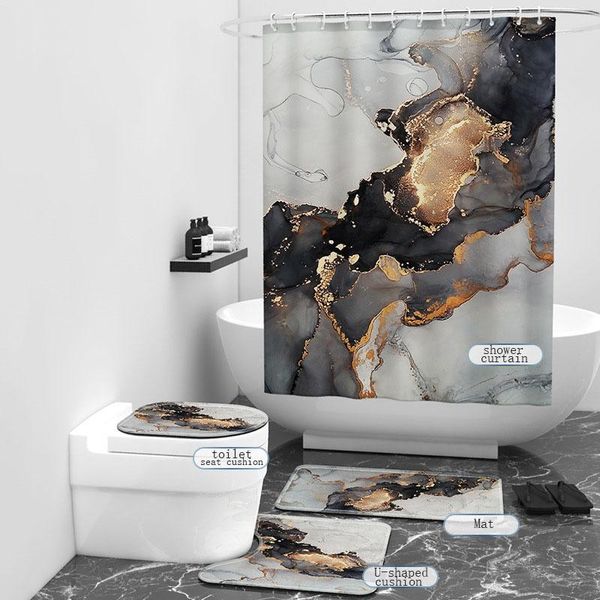 shower curtains 4pcs/set waterproof set marbling 3d printing bathroom curtain modern bathtub insulation bath screen home decor
shower curtains 4pcs/set waterproof set marbling 3d printing bathroom curtain modern bathtub insulation bath screen home decor