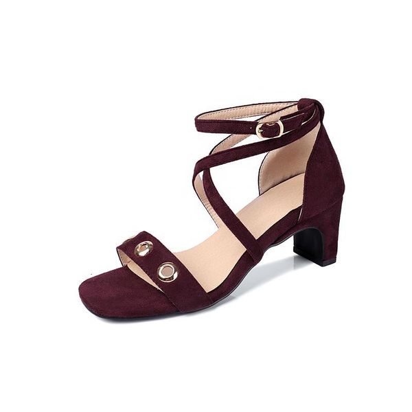 sandals summer women shoes open toe high heels thick heel ladies footwear metal decoration cross strap lbeh, Black
sandals summer women shoes open toe high heels thick heel ladies footwear metal decoration cross strap lbeh, Black