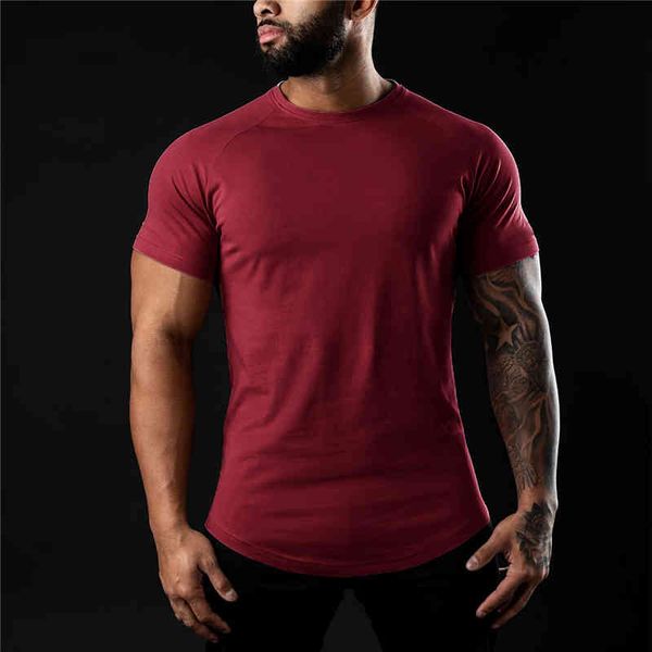 fashion solid short sleeve t shirt men gym fitness sports cotton t-shirt male bodybuilding skinny tee shirt summer clothes 210421, White;black
fashion solid short sleeve t shirt men gym fitness sports cotton t-shirt male bodybuilding skinny tee shirt summer clothes 210421, White;black