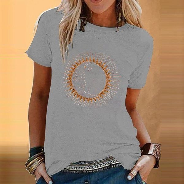 women's t-shirt women harajuku t shirt fashion sun printed colorful short sleeve o neck loose casual summer pullover ropa mujer, White
women's t-shirt women harajuku t shirt fashion sun printed colorful short sleeve o neck loose casual summer pullover ropa mujer, White