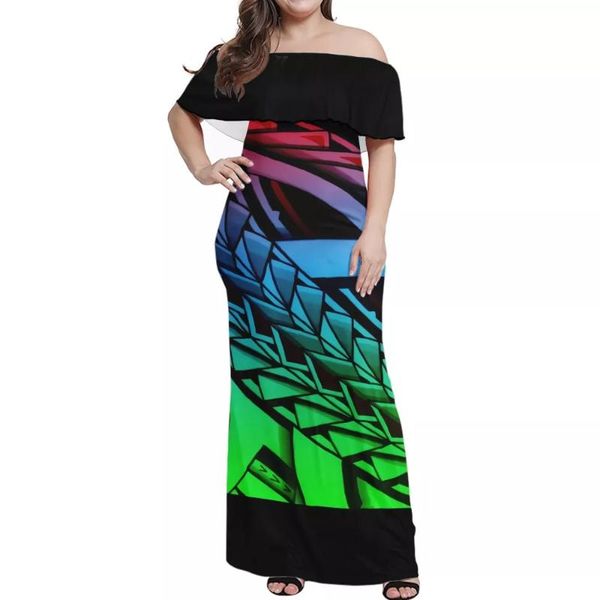 plus size dresses hycool 7xl arrive gradient design summer women polynesian clothing layered ruffle off shoulder maxi bodycon dress, Black
plus size dresses hycool 7xl arrive gradient design summer women polynesian clothing layered ruffle off shoulder maxi bodycon dress, Black