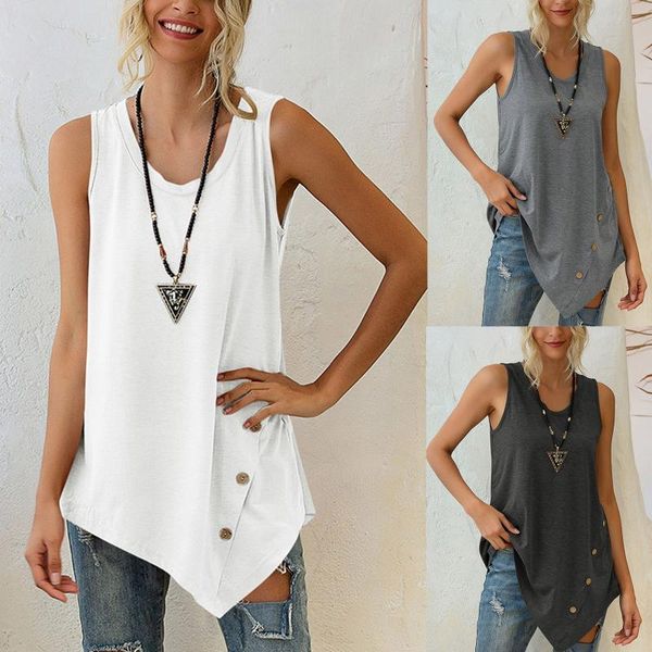 women's tanks & camis women solid color v neck vest button sleeveless pocket tank office simple off shoulder blouse summer, White
women's tanks & camis women solid color v neck vest button sleeveless pocket tank office simple off shoulder blouse summer, White