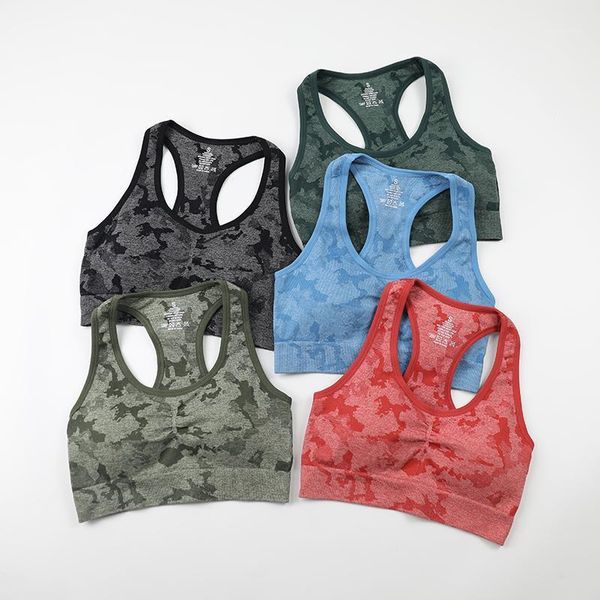yoga outfit camo seamless push up gym fitness bras racerback crop women anti-sweat workout sports with removable pads
yoga outfit camo seamless push up gym fitness bras racerback crop women anti-sweat workout sports with removable pads