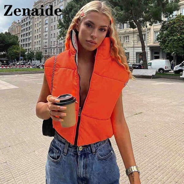 women's vests zenaide warm turtleneck cropped coats 2021 autumn winter orange y2k fashion zipper high waist women casual jackets, Black;white
women's vests zenaide warm turtleneck cropped coats 2021 autumn winter orange y2k fashion zipper high waist women casual jackets, Black;white