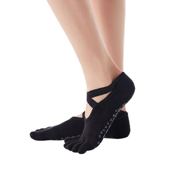 yoga socks bandage cotton five-finger solid color floor sports pilates professional comfortable non-slip, Black
yoga socks bandage cotton five-finger solid color floor sports pilates professional comfortable non-slip, Black