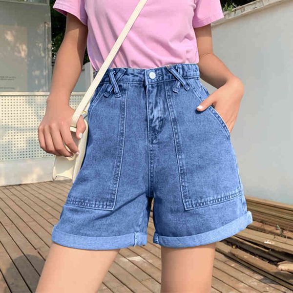[ high waist denim shorts female chic trouser wide legs loose casual summer shorts plus size big pocket short 210416, White;black
[ high waist denim shorts female chic trouser wide legs loose casual summer shorts plus size big pocket short 210416, White;black