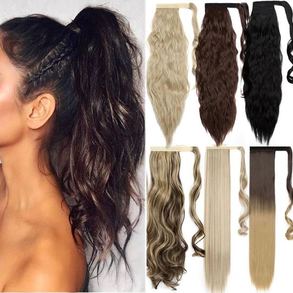 synthetic wigs s-noilite 30colors clip in ponytail hair false tail hairpiece wrap around for women, Black
synthetic wigs s-noilite 30colors clip in ponytail hair false tail hairpiece wrap around for women, Black