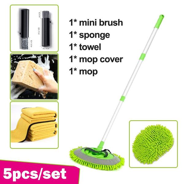 5pcs car washing brush tool sets 3section telescoping wash mop soft microfiber broom towel set auto detailing tire cleaning sponge
5pcs car washing brush tool sets 3section telescoping wash mop soft microfiber broom towel set auto detailing tire cleaning sponge
