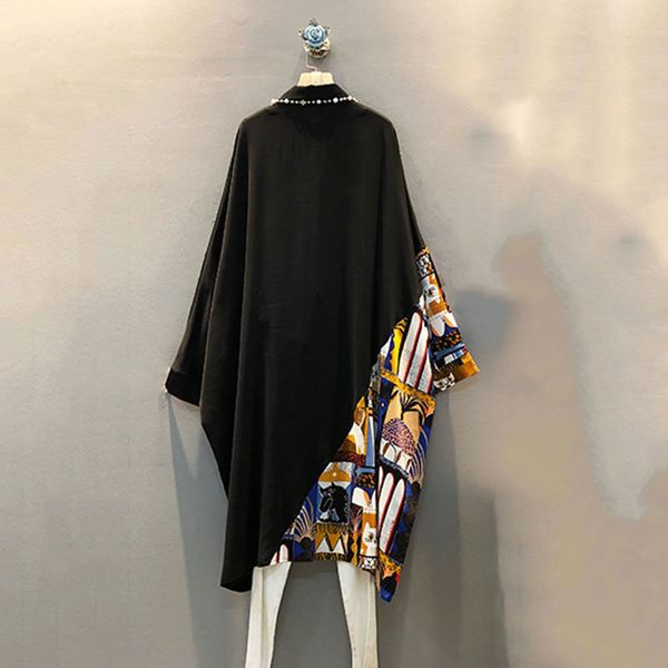 xitao korean style plus size shirt fashion loose vintage patchwork women trend bat sleeves womens and blouses xj4754, White
xitao korean style plus size shirt fashion loose vintage patchwork women trend bat sleeves womens and blouses xj4754, White