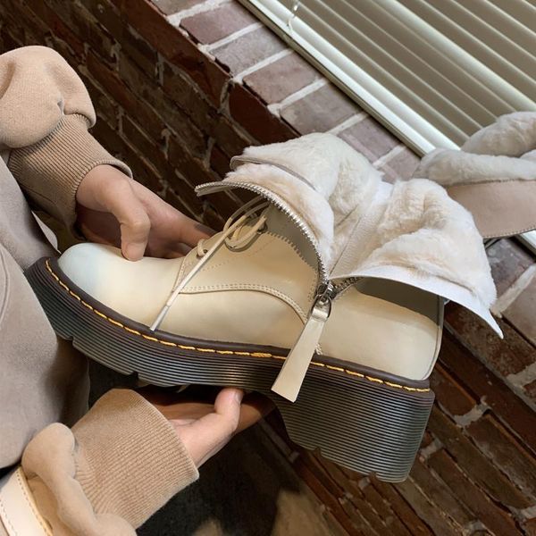 boots arrival autumn winter women the snow fashion natural genuine leather lambs wool shoes size 34-41, Black
boots arrival autumn winter women the snow fashion natural genuine leather lambs wool shoes size 34-41, Black