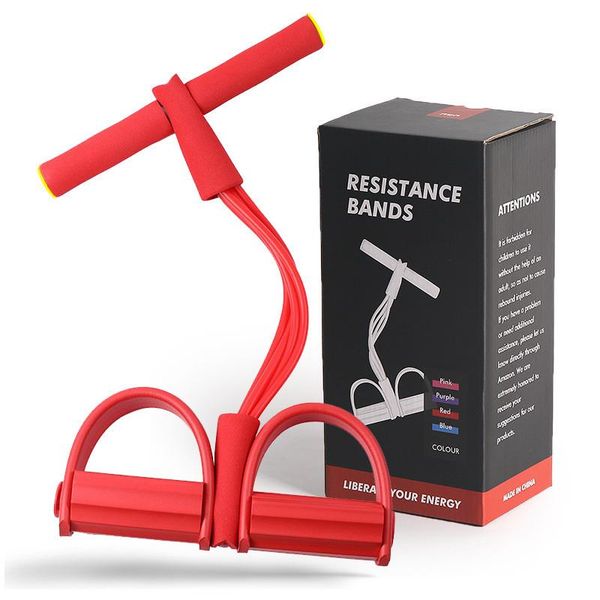 indoor fitness resistance bands exercise equipment elastic up pull rope gym workout 4 tube pedal ankle band
indoor fitness resistance bands exercise equipment elastic up pull rope gym workout 4 tube pedal ankle band