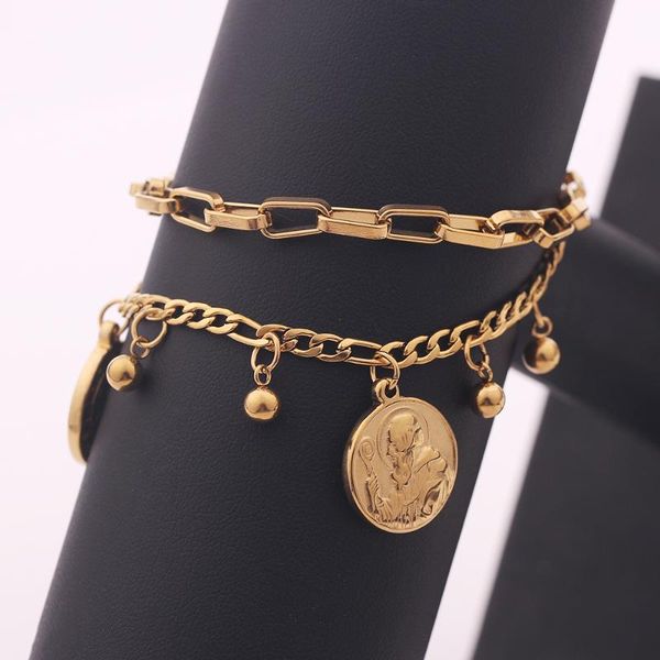 christian jesus bracelet round head gold silver stainless steel&zinc alloy adjustable chain religious jewelry link,, Black
christian jesus bracelet round head gold silver stainless steel&zinc alloy adjustable chain religious jewelry link,, Black