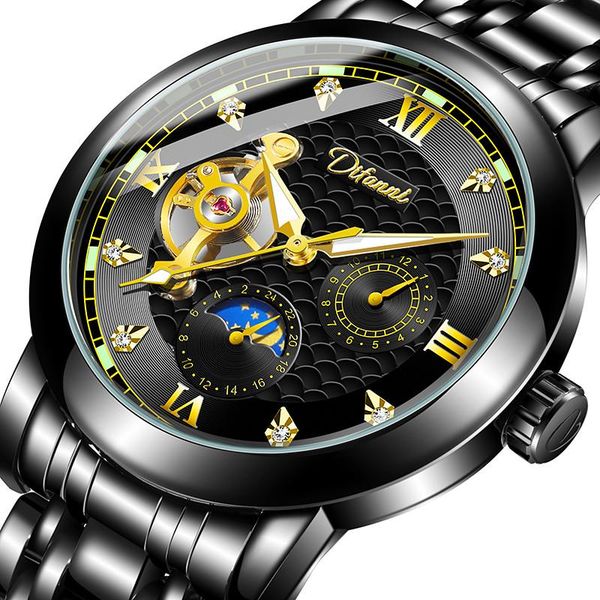 wristwatches design tourbillion fashion clock multi function display mens automatic mechanical watches top, Slivery;brown
wristwatches design tourbillion fashion clock multi function display mens automatic mechanical watches top, Slivery;brown
