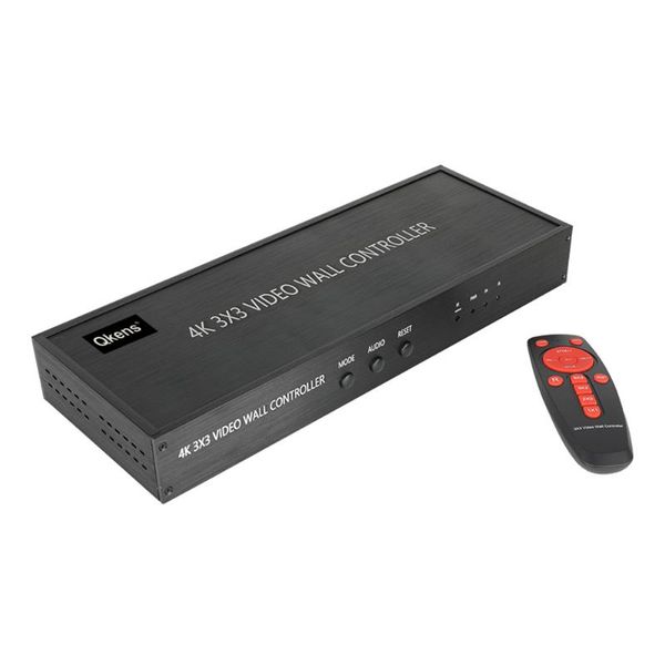 3x3 video wall controller 9 channels display screen stitching processor 3x2 2x2 1x3 2x3 4x2 2x4 splicer can image rotation audio cables & co
3x3 video wall controller 9 channels display screen stitching processor 3x2 2x2 1x3 2x3 4x2 2x4 splicer can image rotation audio cables & co