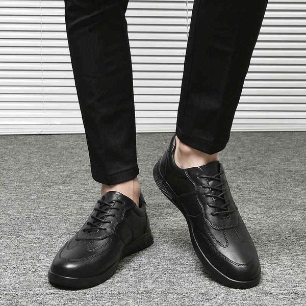 dress shoes first layer cowhide business casual shoes low-men's outdoor lace-up breathable comfortable sneakers l878, Black
dress shoes first layer cowhide business casual shoes low-men's outdoor lace-up breathable comfortable sneakers l878, Black