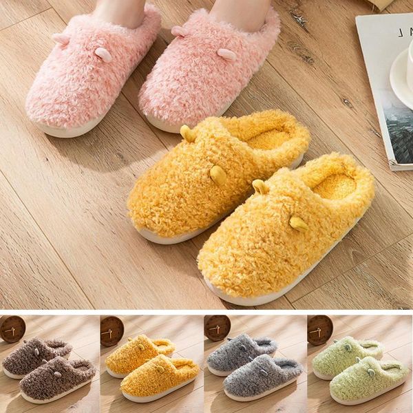 slippers cute women winter house flats indoor shoes warm fluffy cotton floor bedroom home couples slides, Black
slippers cute women winter house flats indoor shoes warm fluffy cotton floor bedroom home couples slides, Black