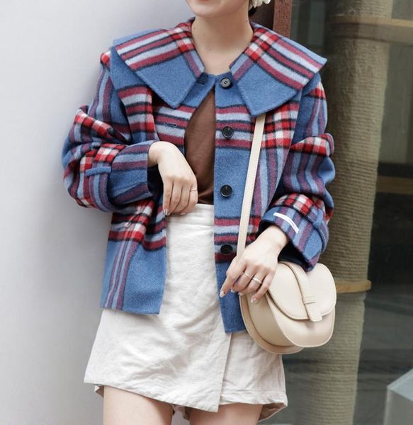 women's wool & blends 2021 autumn winter 100% coat short loose couture with pure cashmere fashion warm outfit high quality, Black
women's wool & blends 2021 autumn winter 100% coat short loose couture with pure cashmere fashion warm outfit high quality, Black